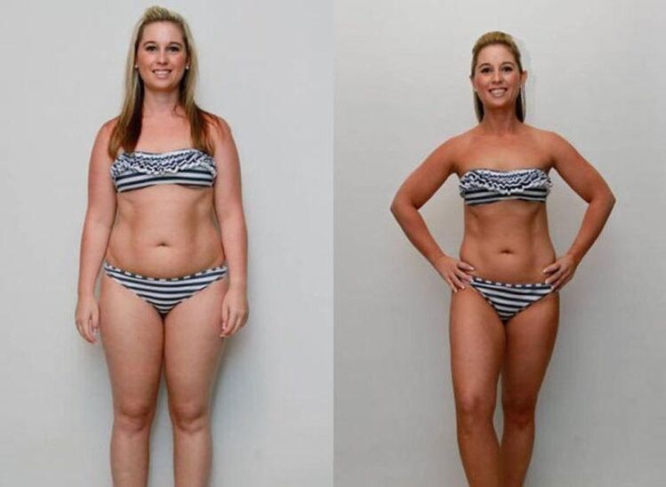 prije i poslije na omiljenoj dijeti