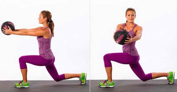 Lunges s korpusom